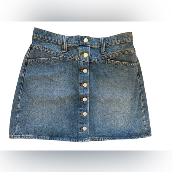 Madewell A-Line Denim Skirt Size 29 - Picture 2 of 14